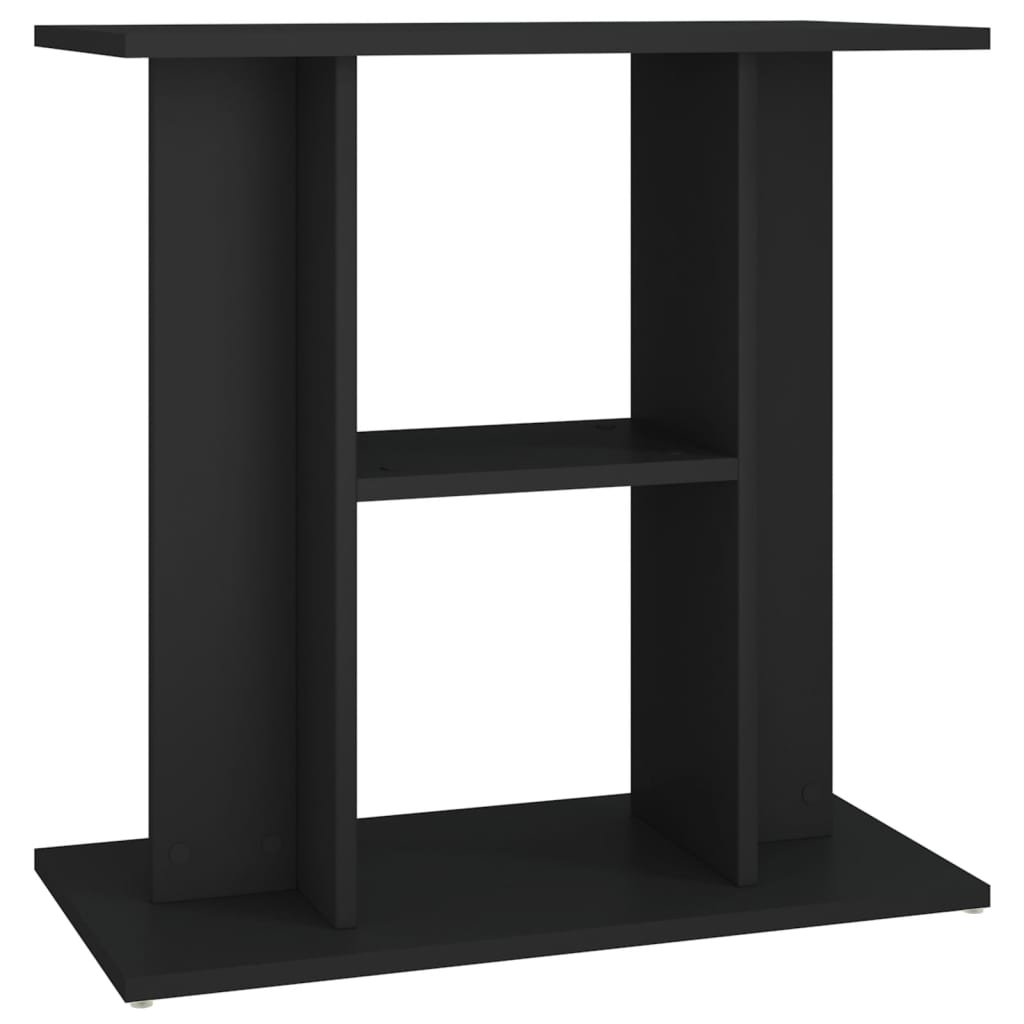 vidaXL Aquariumstandaard 60x30x60 cm bewerkt hout zwart