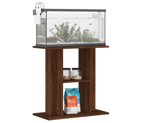 vidaXL Stojan na akv&aacute;rium hned&yacute; dub 60x30x60 cm kompozitn&eacute; drevo