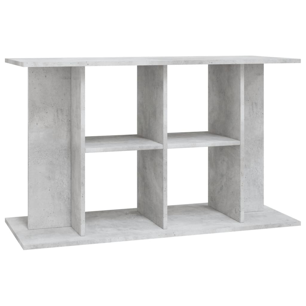 vidaXL Aquariumstandaard 100x40x60 cm bewerkt hout betongrijs