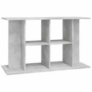 Stojan na akvárium betonový šedý 100 x 40 x 60 cm, dřevo - obrázek 2