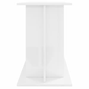 Stojan na akvárium lesklý bílý 120x40x60 cm kompozitní dřevo - obrázek 5