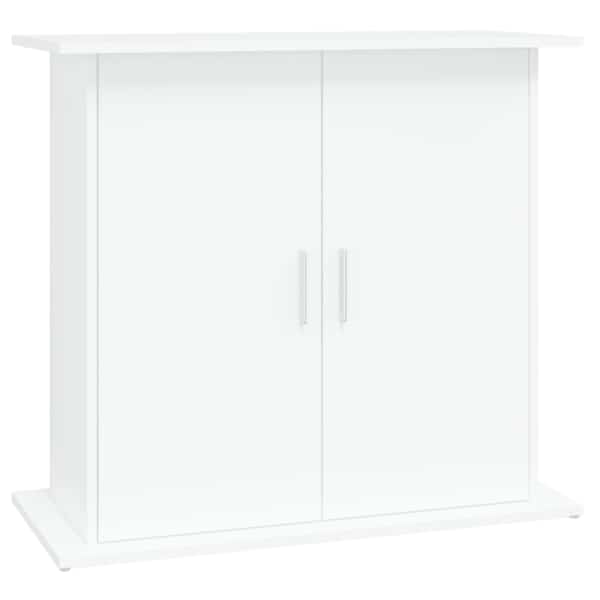 vidaXL akvaariumi alus, valge, 81 x 36 x 73 cm, tehispuit