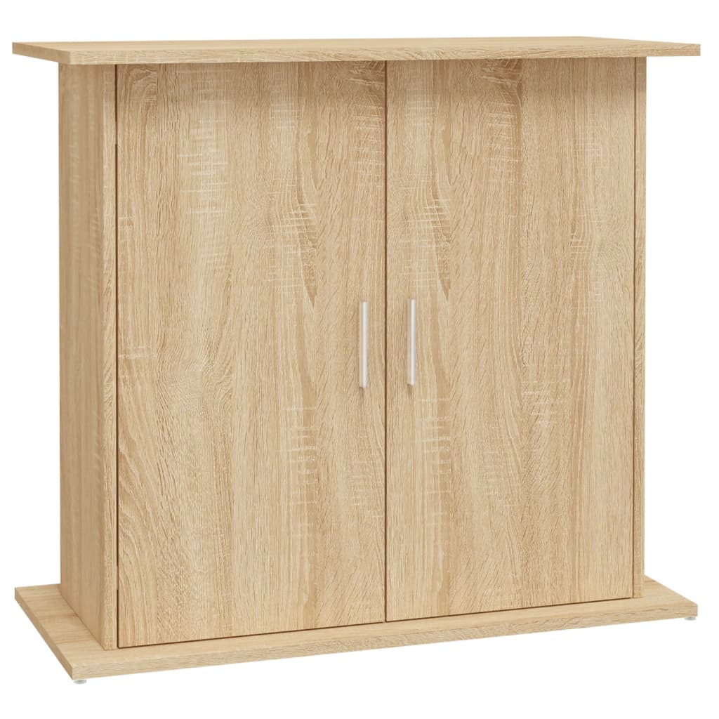 vidaXL Aquariumstandaard 81x36x73 cm bewerkt hout sonoma eikenkleurig