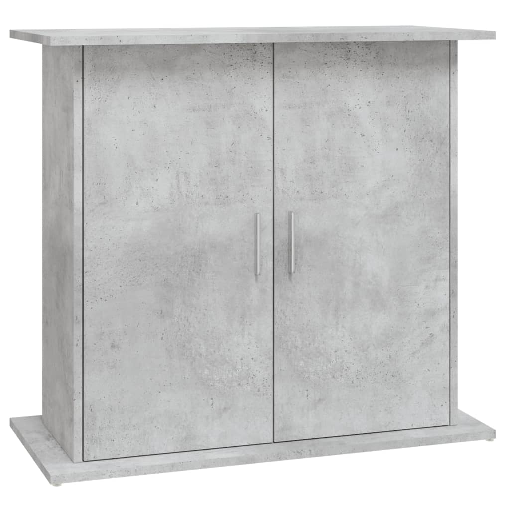 vidaXL Aquariumstandaard 81x36x73 cm bewerkt hout betongrijs