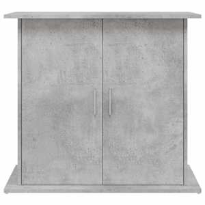 Stojan na akvárium betonově šedý 81 x 36 x 73 cm, dřevo - obrázek 5