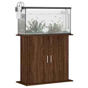 vidaXL Aquarium Stand Brown Oak 81x36x73 cm Engineered Wood