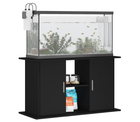vidaXL Aquarium Stand Black 101x41x58 cm Engineered Wood