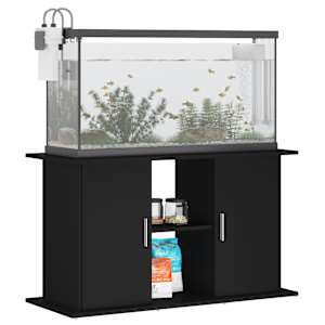 vidaXL Aquarium Stand Black 101x41x58 cm Engineered Wood