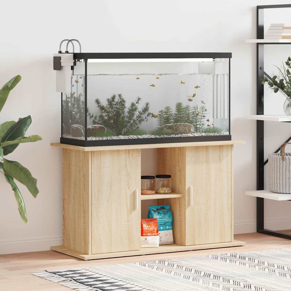 vidaXL Aquariumständer Sonoma-Eiche 101 x 41 x 58 cm Holzwerkstoff