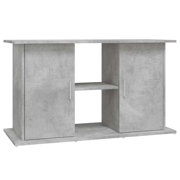 vidaXL akvaariumialus, betoon, hall, 101 x 41 x 58 cm, t&ouml;&ouml;deldud puit