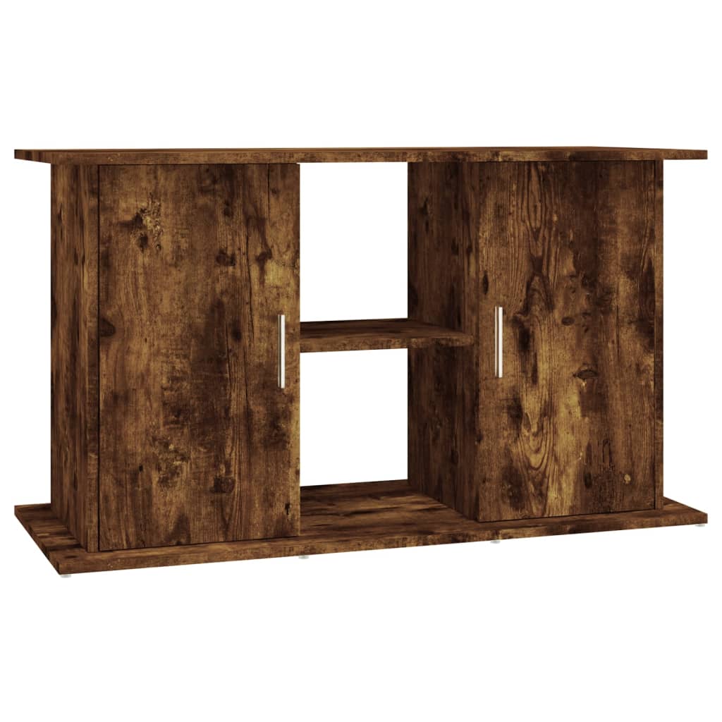 vidaXL Aquariumstandaard 101x41x58 cm bewerkt hout gerookt eikenkleur