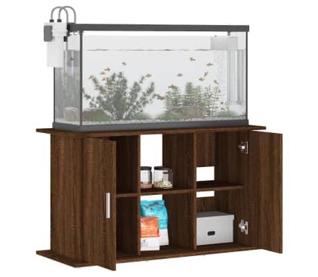 vidaXL Aquariumst&auml;nder Braun Eichen-Optik 101x41x58 cm Holzwerkstoff