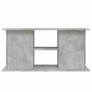Stojan na akvárium betonově šedý 121 x 41 x 58 cm, dřevo - obrázek 5