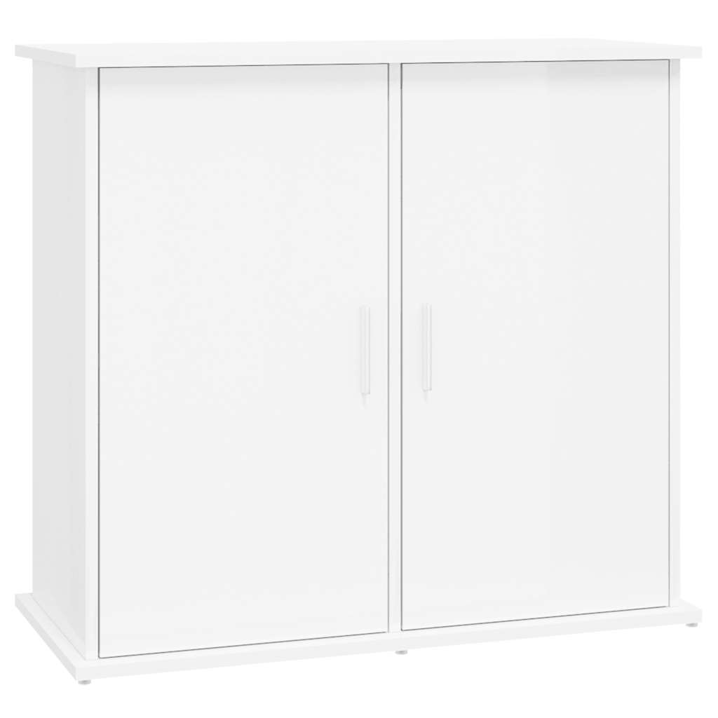 vidaXL Aquariumstandaard 81x36x73 cm bewerkt hout hoogglans wit