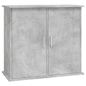 vidaXL akvaariumialus, betoon, hall, 81 x 36 x 73 cm, t&ouml;&ouml;deldud puit