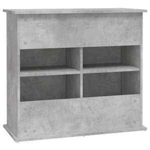 Stojan na akvárium betonově šedý 81 x 36 x 73 cm, dřevo - obrázek 8