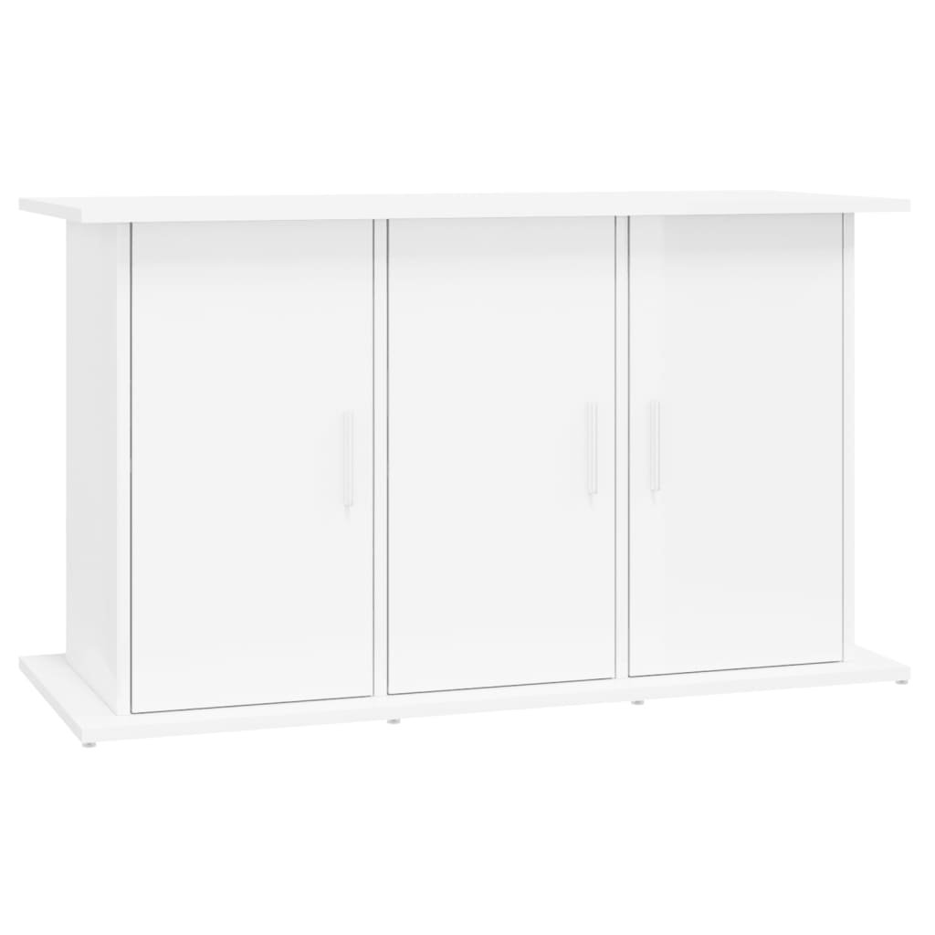 vidaXL Aquariumstandaard 101x41x58 cm bewerkt hout hoogglans wit