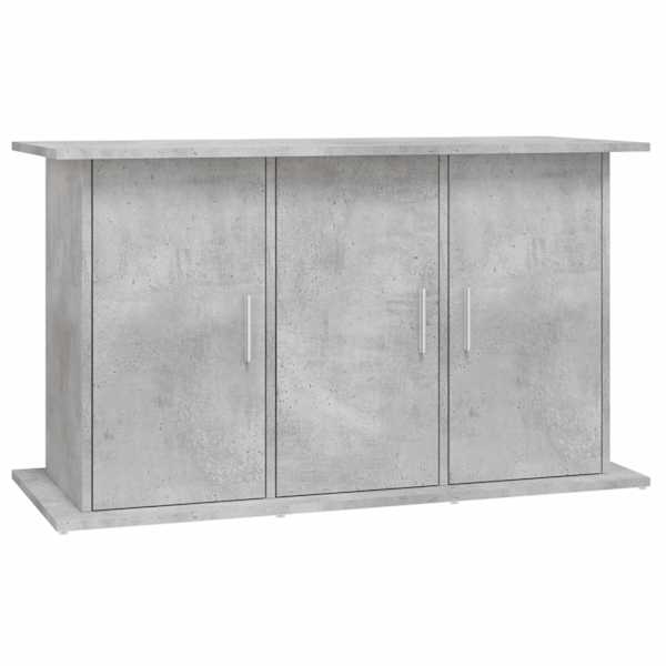 vidaXL akvaariumialus, betoon, hall, 101 x 41 x 58 cm, t&ouml;&ouml;deldud puit