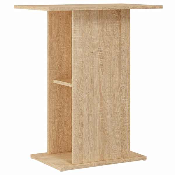 vidaXL akvaariumialus Sonoma tamm 60,5 x 36 x 72,5 cm t&ouml;&ouml;deldud puit