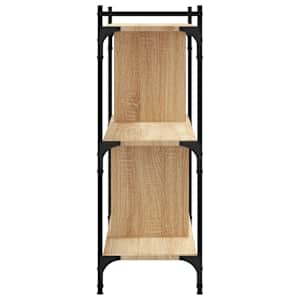 Knihovna se 3 policemi dub sonoma 76x32x88 cm kompozitní dřevo - obrázek 5