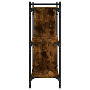 Knihovna se 3 policemi kouřový dub 76x32x88 cm kompozitní dřevo - obrázek 5