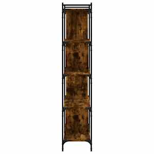 Knihovna s 5 policemi kouřový dub 76x32x158 cm kompozitní dřevo - obrázek 5