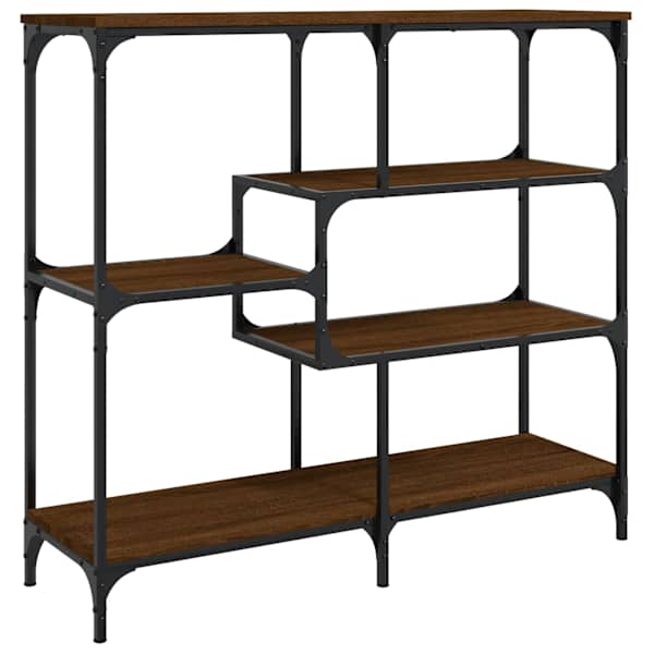 vidaXL konsoollaud, pruun tamm, 103x32x95 cm, tehispuit