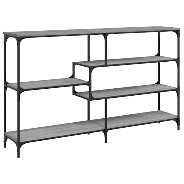 vidaXL konsoollaud, hall Sonoma tamm, 160x32x95 cm, tehispuit