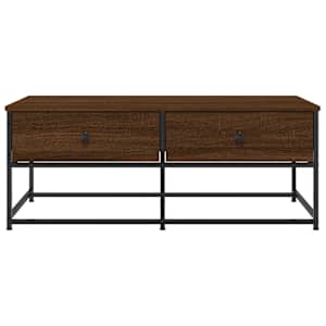 Konferenční stolek hnědý dub 100 x 51 x 40 cm kompozitní dřevo - obrázek 6