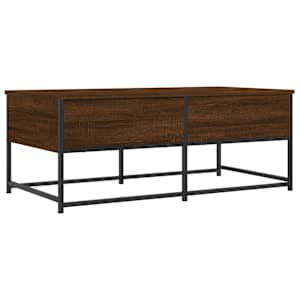 Konferenční stolek hnědý dub 100 x 51 x 40 cm kompozitní dřevo - obrázek 8
