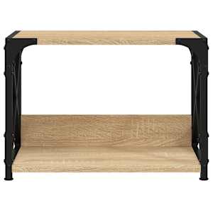 Stojan na tiskárnu 2patrový dub sonoma 44x26x31,5 cm kompozit - obrázek 4