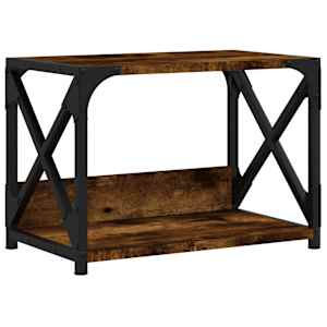 Stojan na tiskárnu 2patrový kouřový dub 44x26x31,5 cm kompozit - obrázek 2