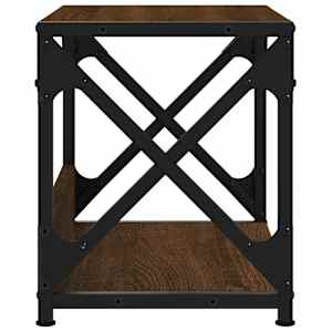 Stojan na tiskárnu 2patrový hnědý dub 44x26x31,5 cm kompozit - obrázek 5