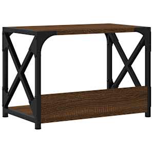 Stojan na tiskárnu 2patrový hnědý dub 44x26x31,5 cm kompozit - obrázek 6