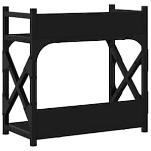 Stojan na tiskárnu 2patrový černý 40x20x40 cm kompozitní dřevo - obrázek 6