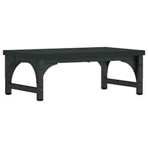 Stojan na monitor černý 37 x 23 x 14 cm kompozitní dřevo - obrázek 2