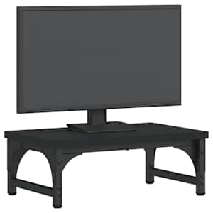 Stojan na monitor černý 37 x 23 x 14 cm kompozitní dřevo - obrázek 3