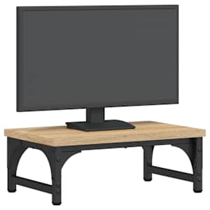 Stojan na monitor dub sonoma 37 x 23 x 14 cm kompozitní dřevo - obrázek 3