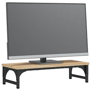 Stojan na monitor dub sonoma 55 x 23 x 14 cm kompozitní dřevo - obrázek 3
