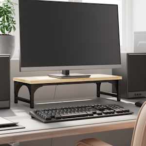 Stojan na monitor dub sonoma 55 x 23 x 14 cm kompozitní dřevo