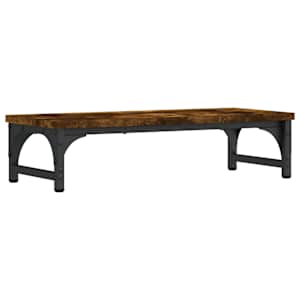 Stojan na monitor kouřový dub 55 x 23 x 14 cm kompozitní dřevo - obrázek 2