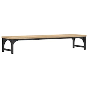 Stojan na monitor kouřový dub 85x23x15,5 cm kompozitní dřevo - obrázek 2