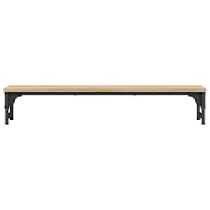 Stojan na monitor kouřový dub 85x23x15,5 cm kompozitní dřevo - obrázek 4
