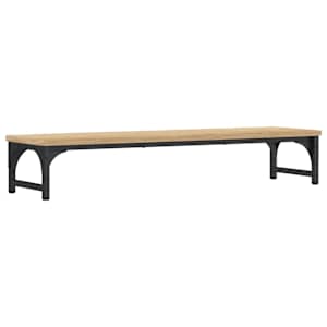 Stojan na monitor kouřový dub 85x23x15,5 cm kompozitní dřevo - obrázek 6