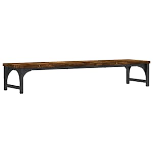Stojan na monitor kouřový dub 85x23x15,5 cm kompozitní dřevo - obrázek 6