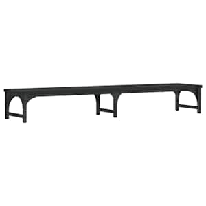 vidaXL monitorialus, must, 105x23x15,5 cm, tehispuit