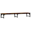 vidaXL monitorialus, suitsutatud tamm, 105x23x15,5 cm, tehispuit
