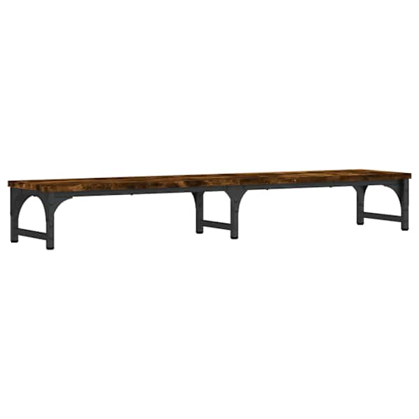 vidaXL monitorialus, suitsutatud tamm, 105x23x15,5 cm, tehispuit
