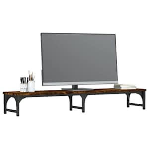 Stojan na monitor kouřový dub 105x23x15,5 cm kompozitní dřevo - obrázek 3