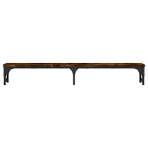 Stojan na monitor kouřový dub 105x23x15,5 cm kompozitní dřevo - obrázek 4